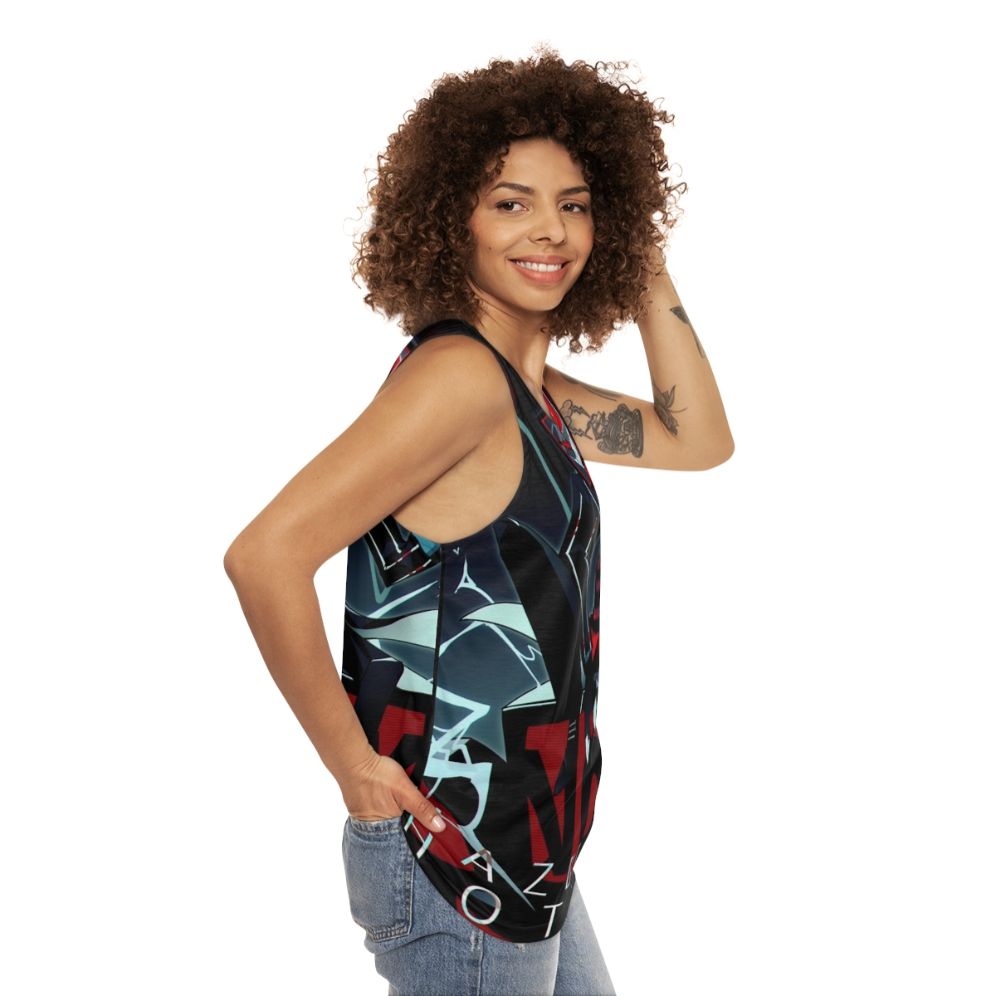 Hazbin Hotel Vox Unisex Graphic Tank Top - women side