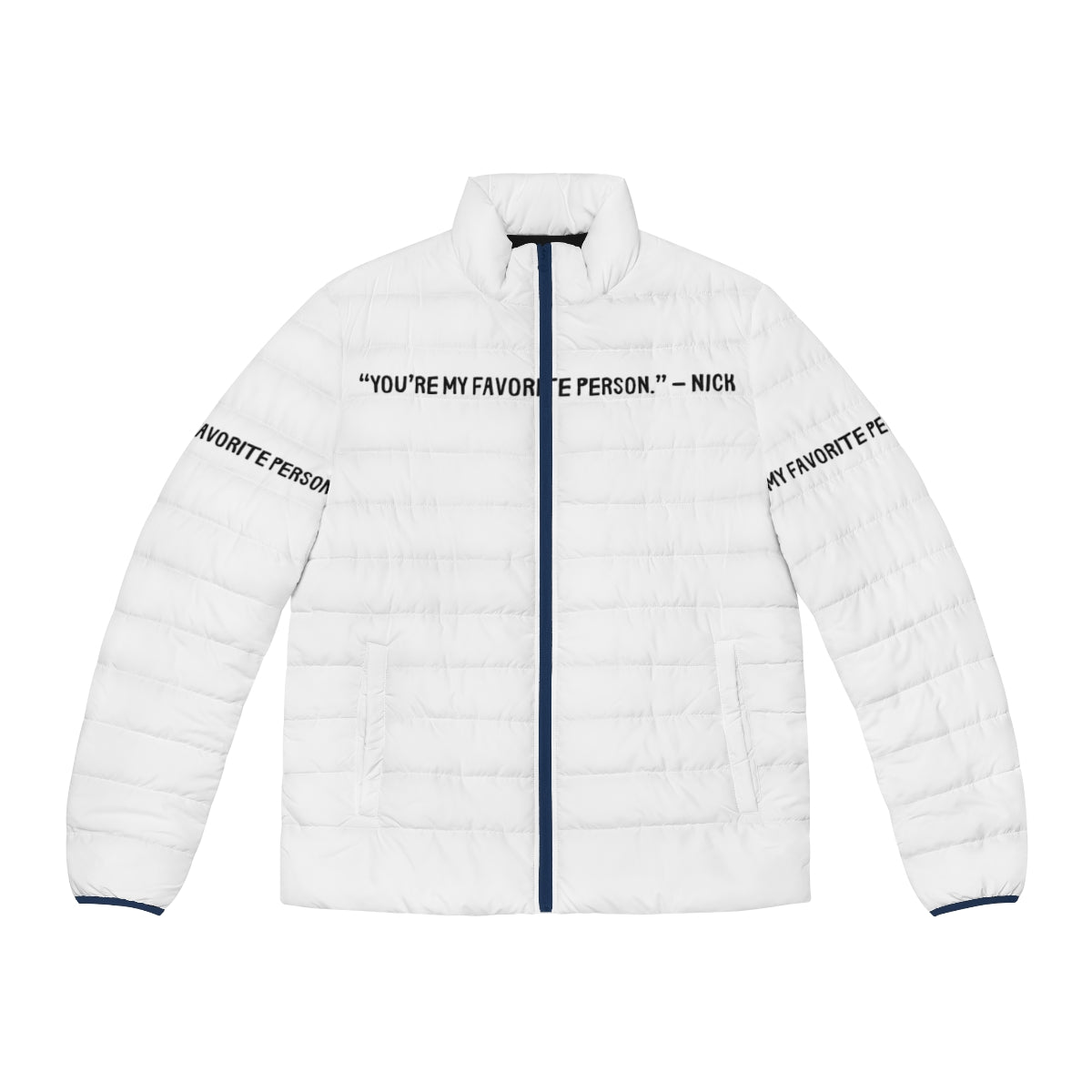 Heartstopper Gang Puffer Jacket featuring characters from the Netflix series