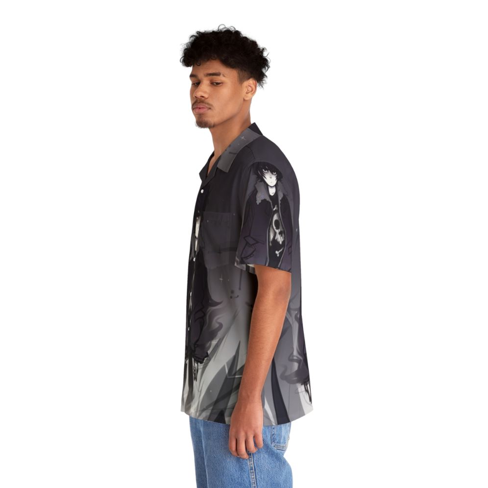 Nico Di Angelo Hawaiian Shirt with Shadow Control Design - People Left