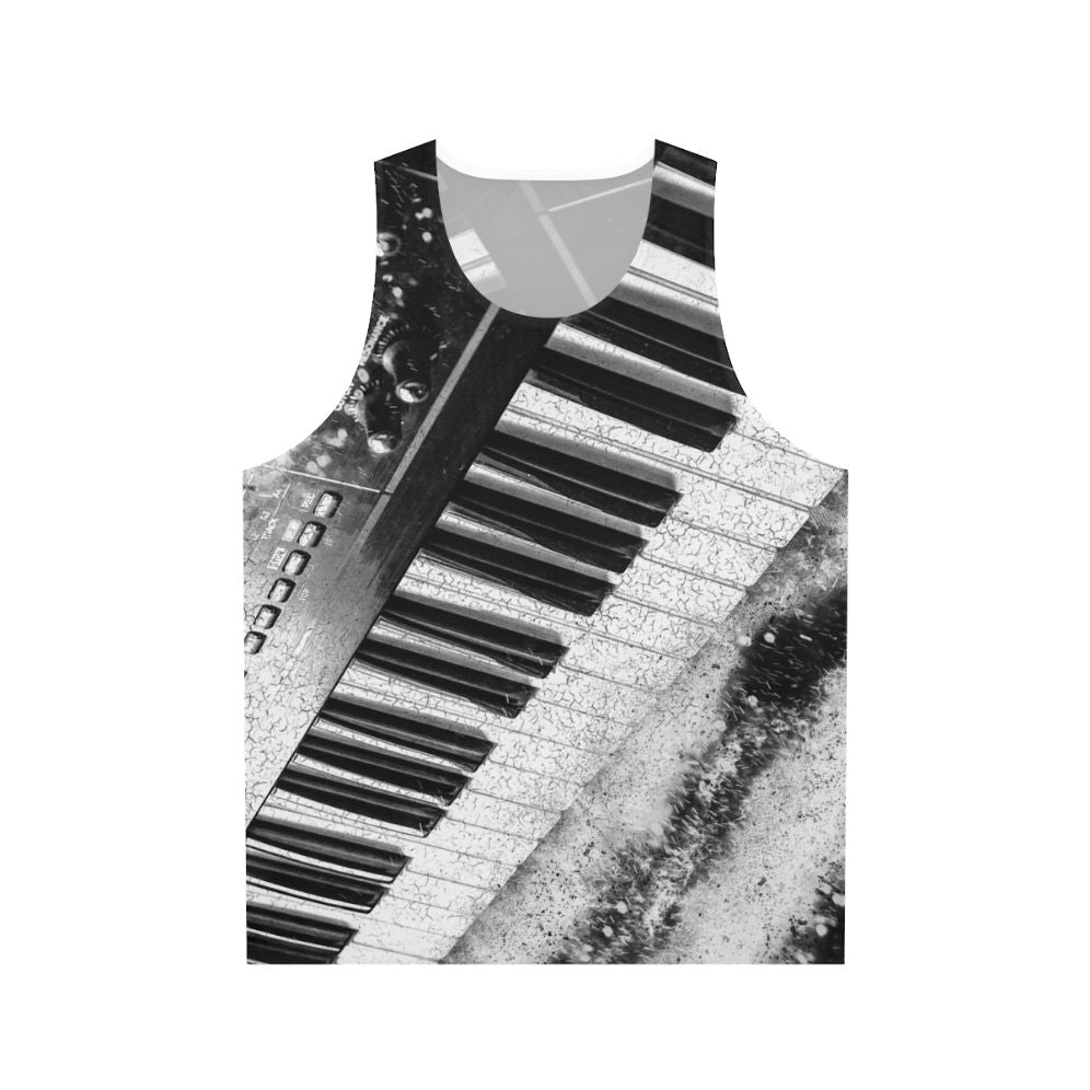 Minimalist synth power unisex tank top