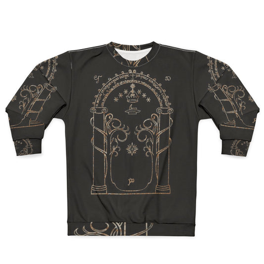 Gates Of Moria Lord Of The Rings Fantasy Sweatshirt