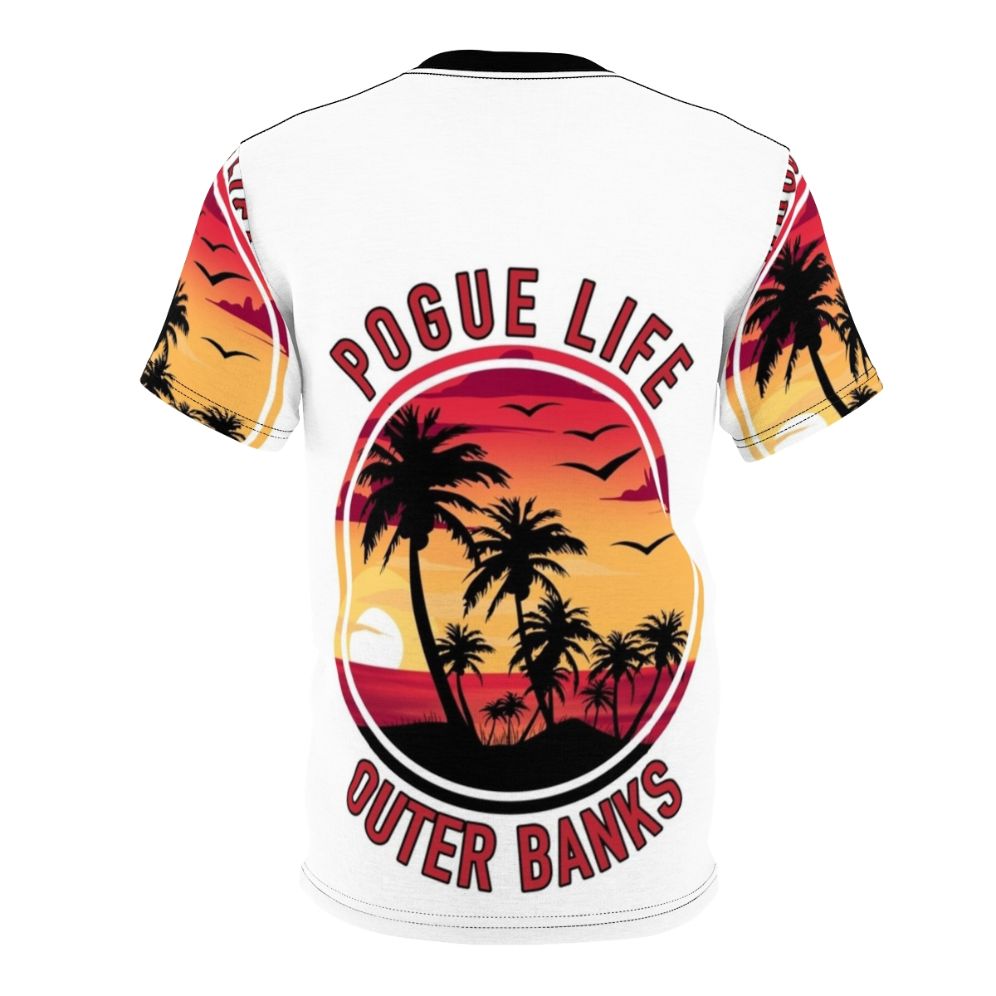 Outer Banks Pogues Inspired T-Shirt with OBX Themed Design - Back