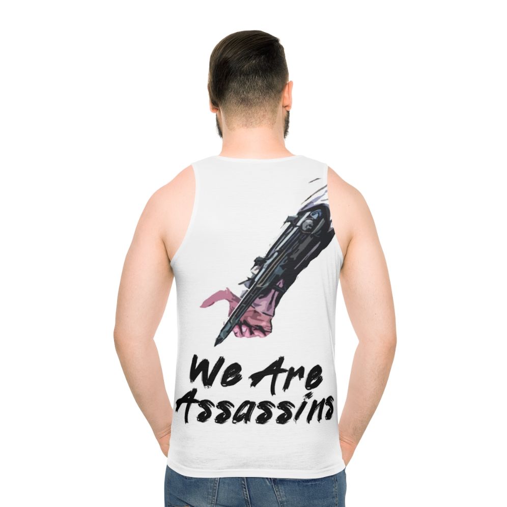 Assassin's Creed Unisex Gaming Tank Top - men back