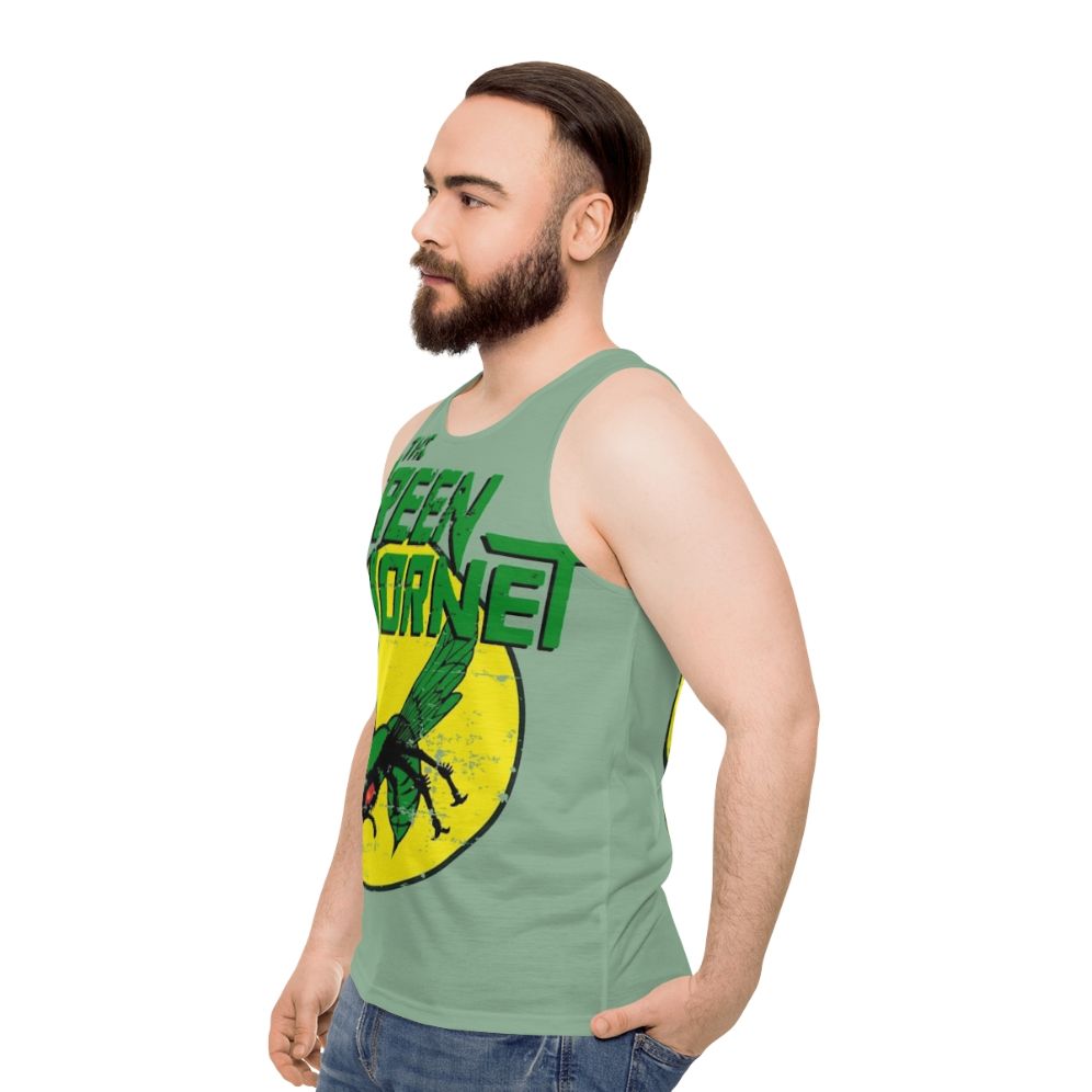 Retro The Green Hornet Unisex Tank Top - men side