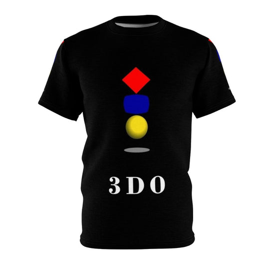 Classic 3DO company logo printed on a high-quality all-over print t-shirt