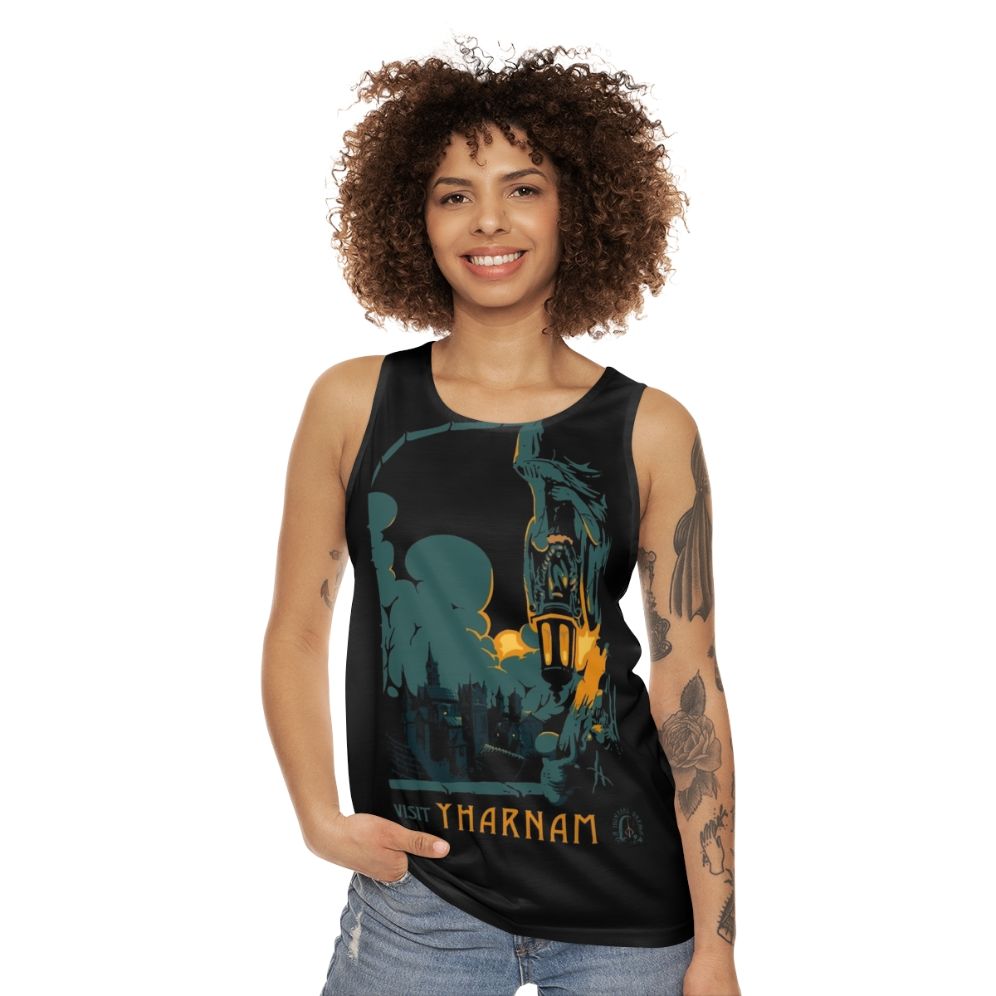 Bloodborne inspired vintage unisex tank top - women