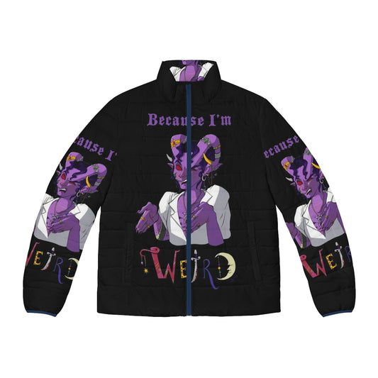 Mollymauk's "Because I'm Weird" Puffer Jacket - Inspired by the beloved Critical Role character