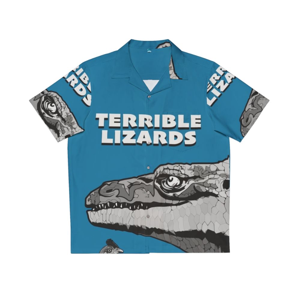 Terrible Lizards Dinosaur Hawaiian Shirt