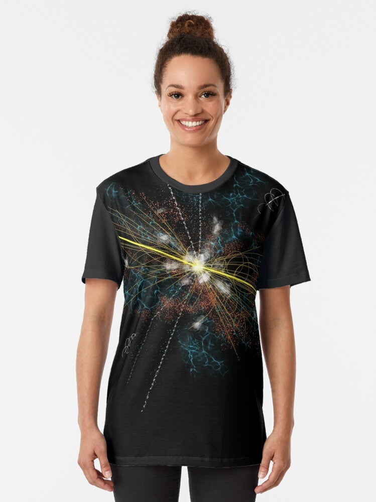 Higgs Boson Elementary Particle Graphic T-Shirt Design - Women