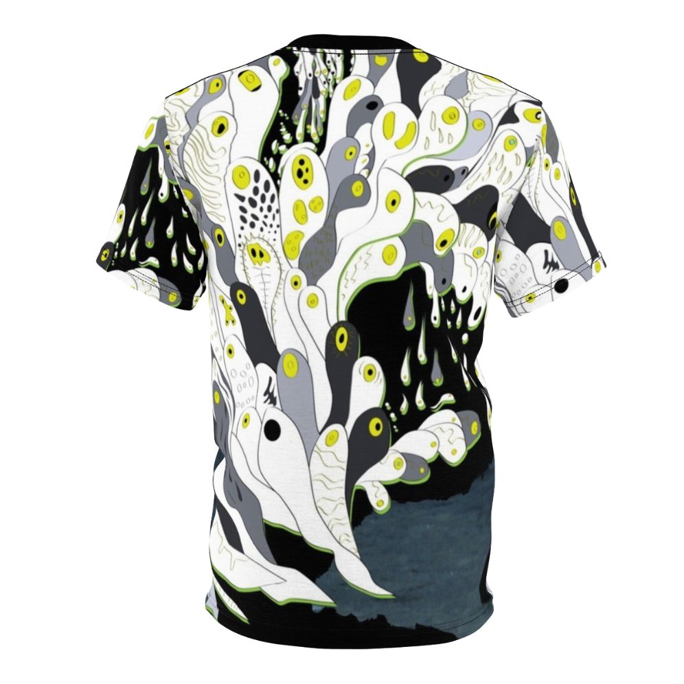 Melt Banana inspired Japanese noise rock band t-shirt design - Back