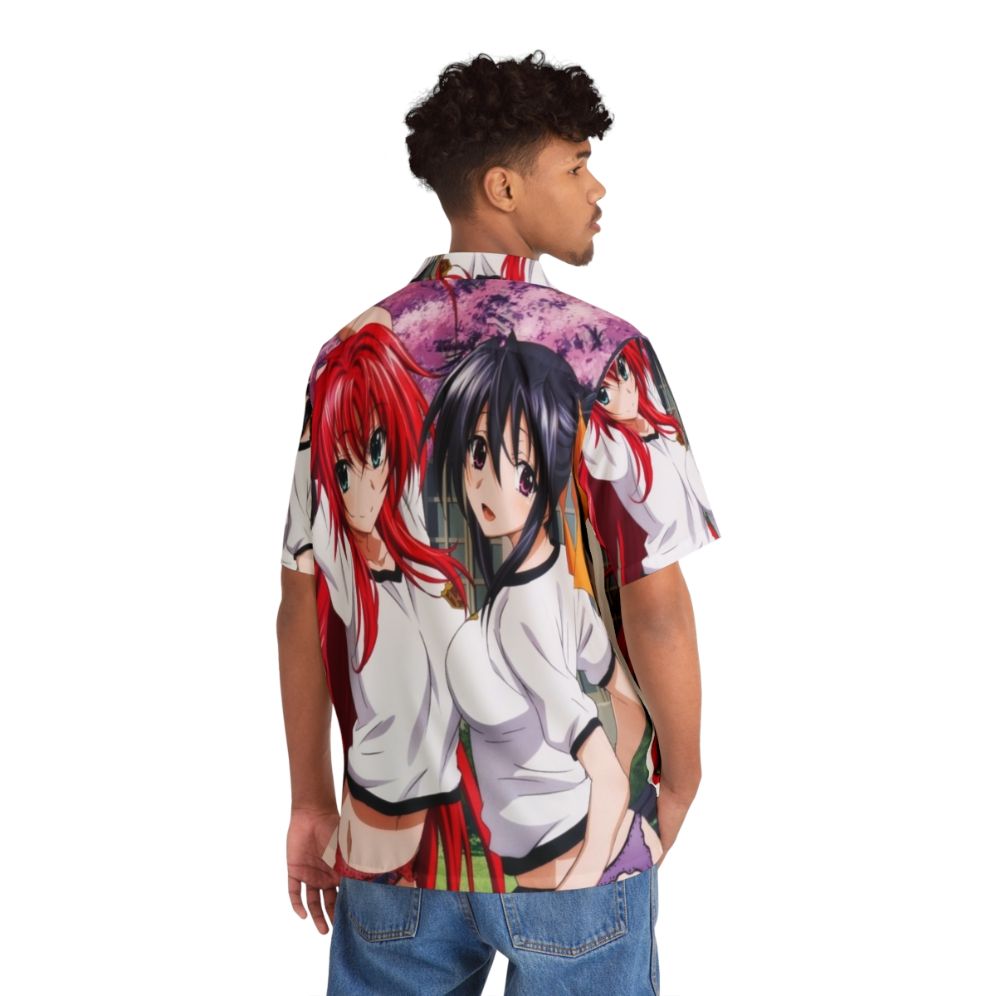 Rias and Akeno Inspired Hawaiian Shirt - People Back