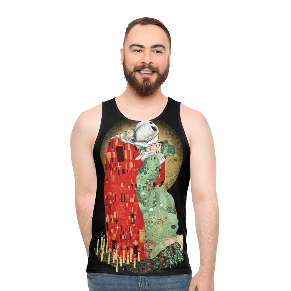 Dracula and Mina's Romantic Vampire Horror Tank Top - men