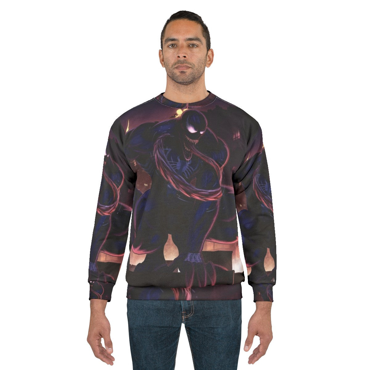 Marvel Venom Sweatshirt featuring the iconic Spider-Man character - men