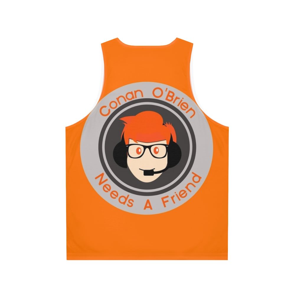 Conan O'Brien Needs a Friend Team Coco Unisex Tank Top - Back