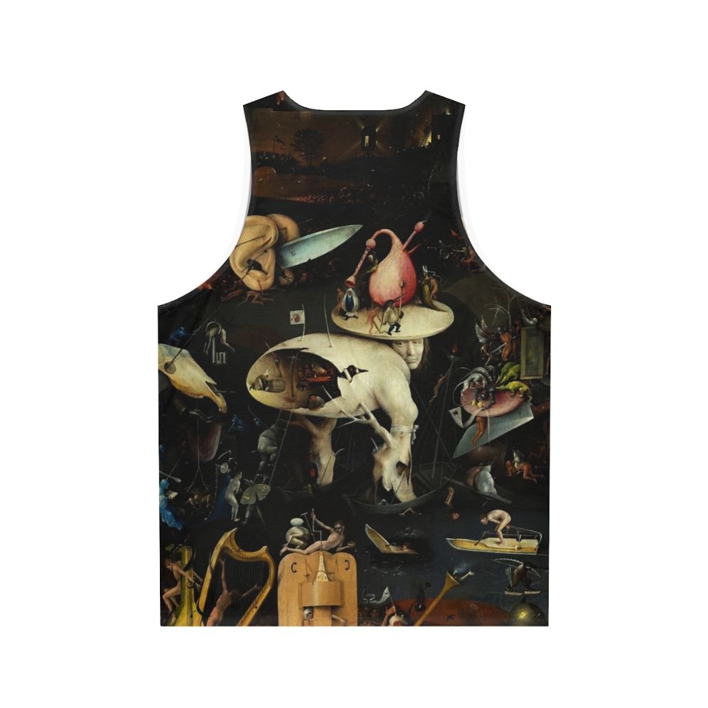 Hieronymus Bosch surreal fine art unisex tank top - Back