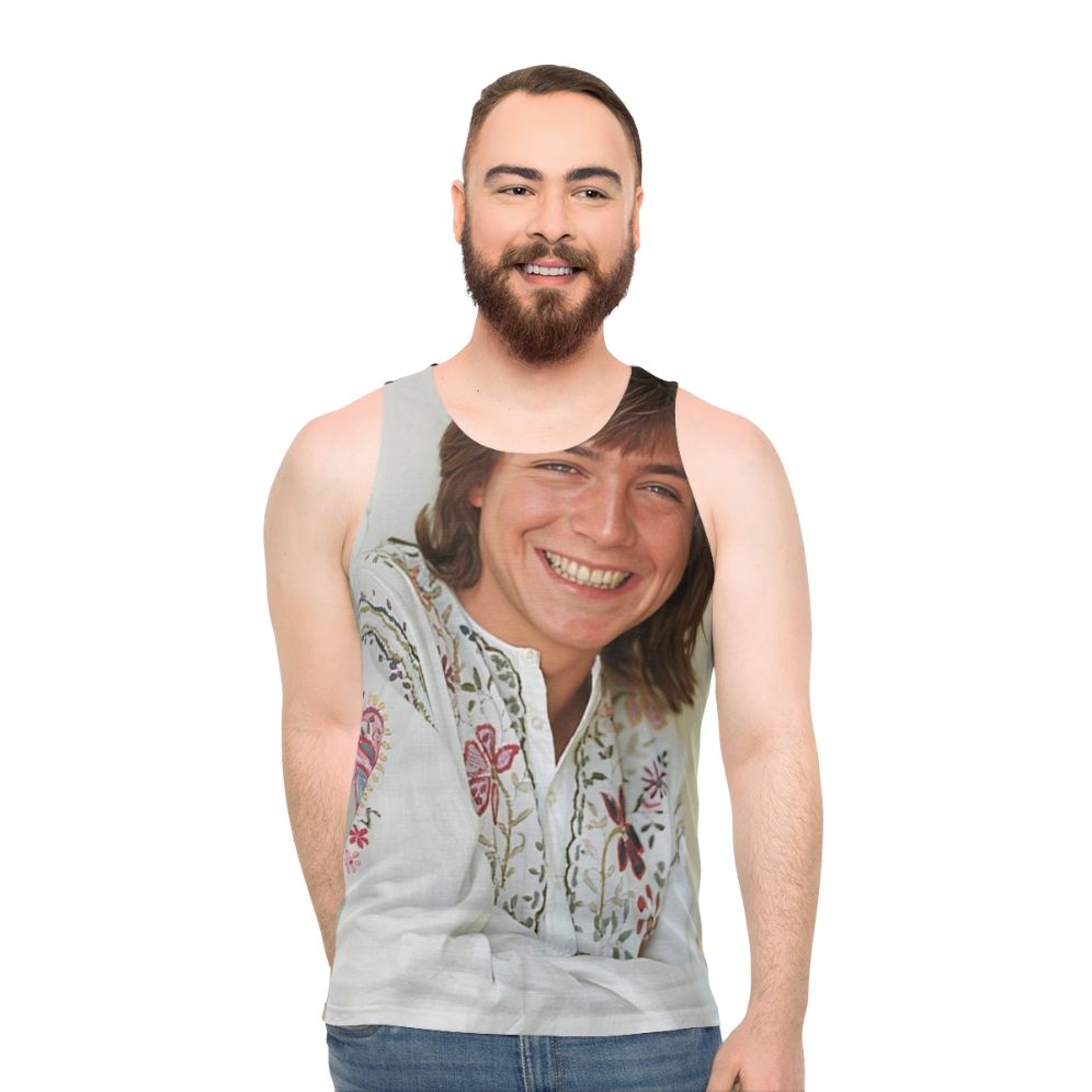 David Cassidy Singer Unisex Tank Top - men