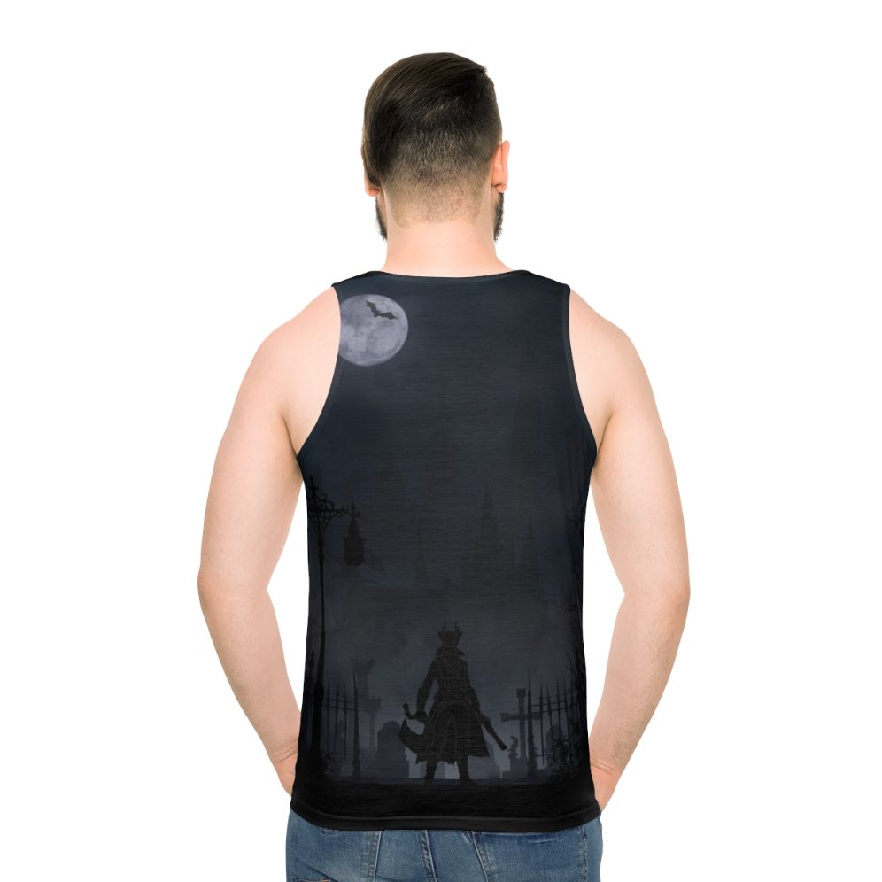 Bloodborne Dark Souls Warriors Landscapes Unisex Tank Top - men back