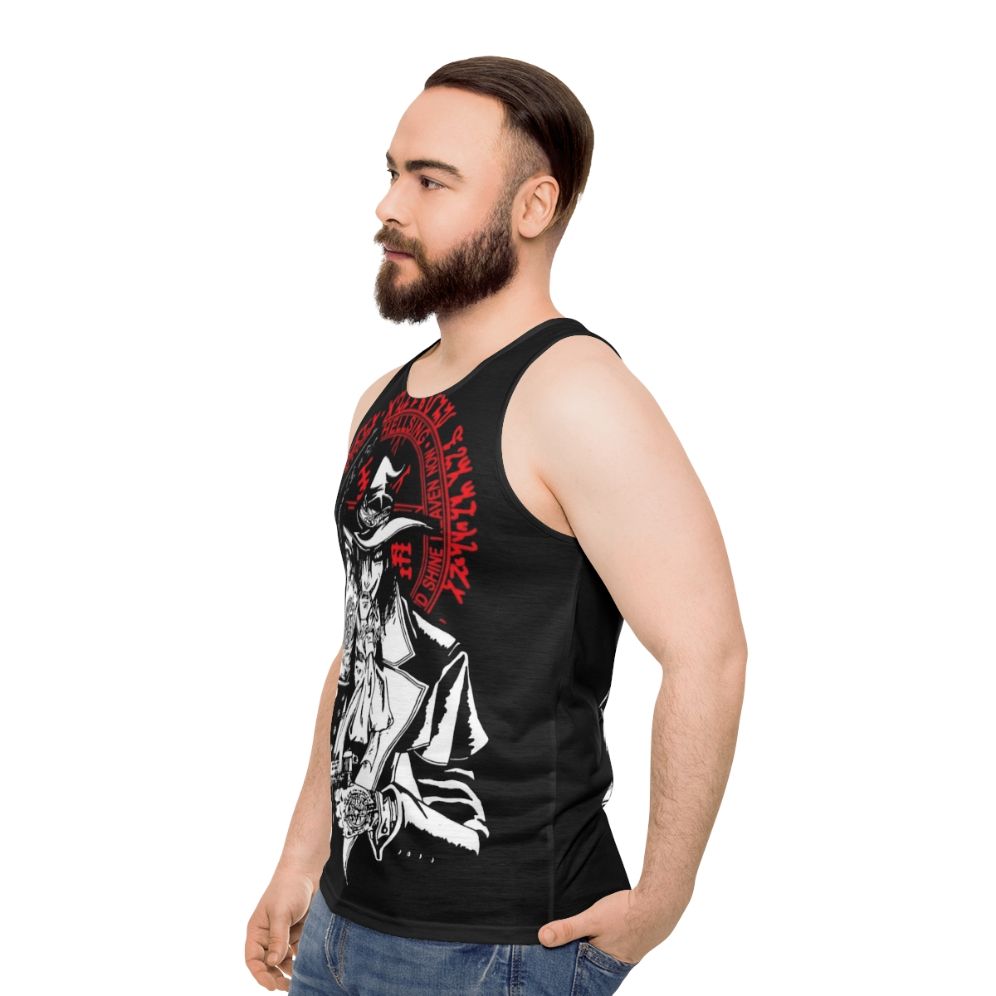 Hellsing Alucard Anime Manga Vampire Hunter Unisex Tank Top - men side