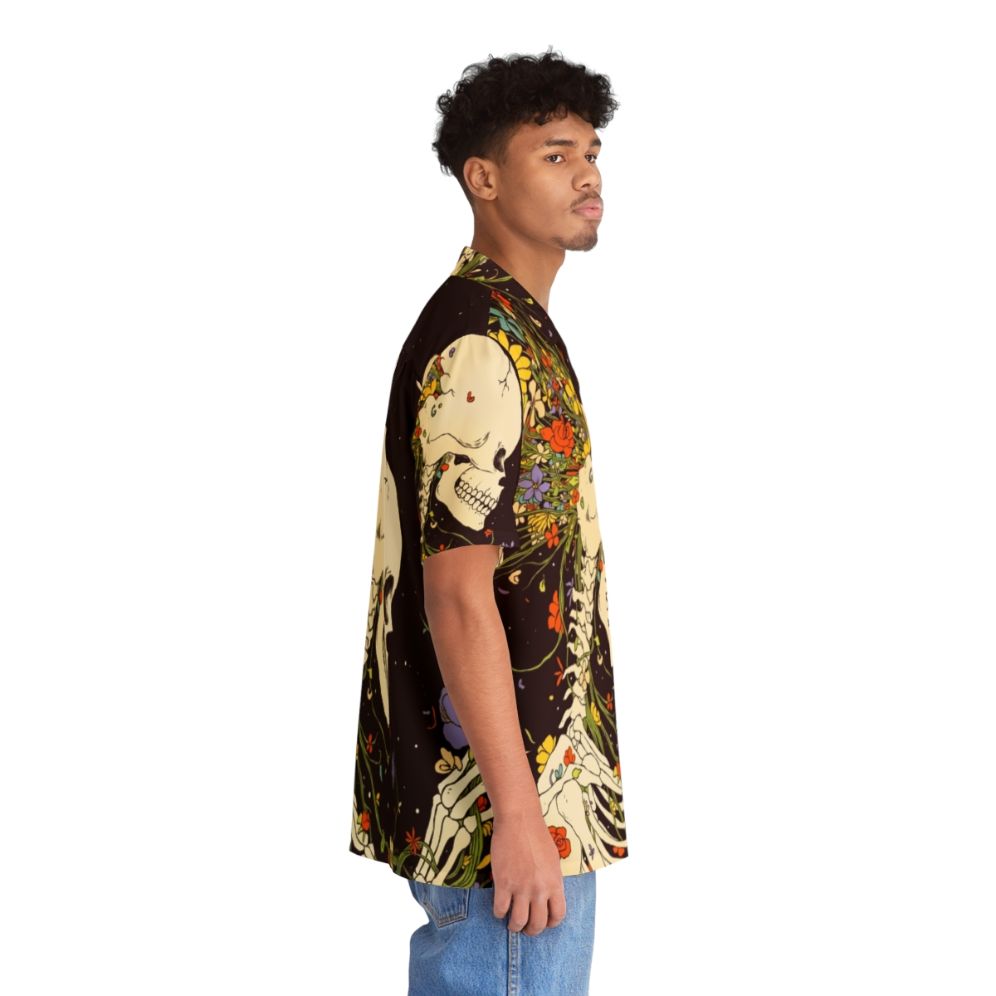 Surreal 'I Thought Of The Life' Hawaiian Shirt with Space & Nature Motifs - People Pight