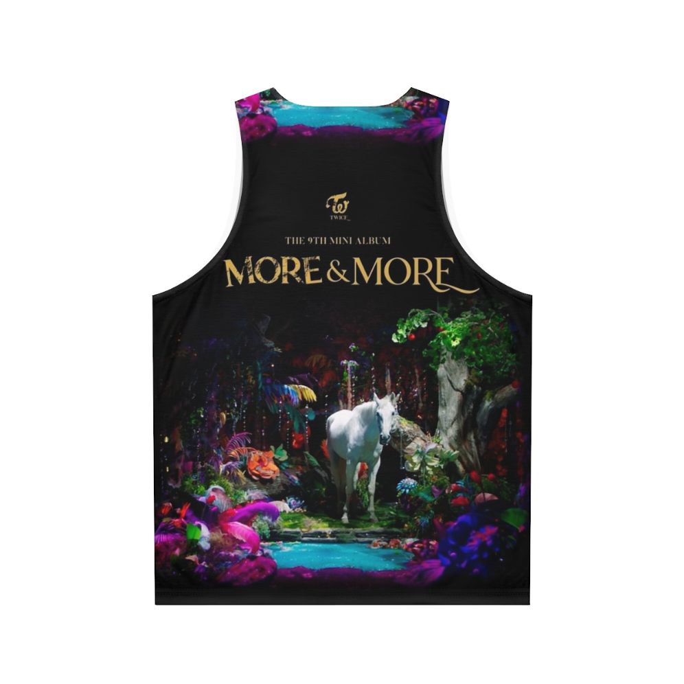 Twice More More Unisex Kpop Tank Top - Back