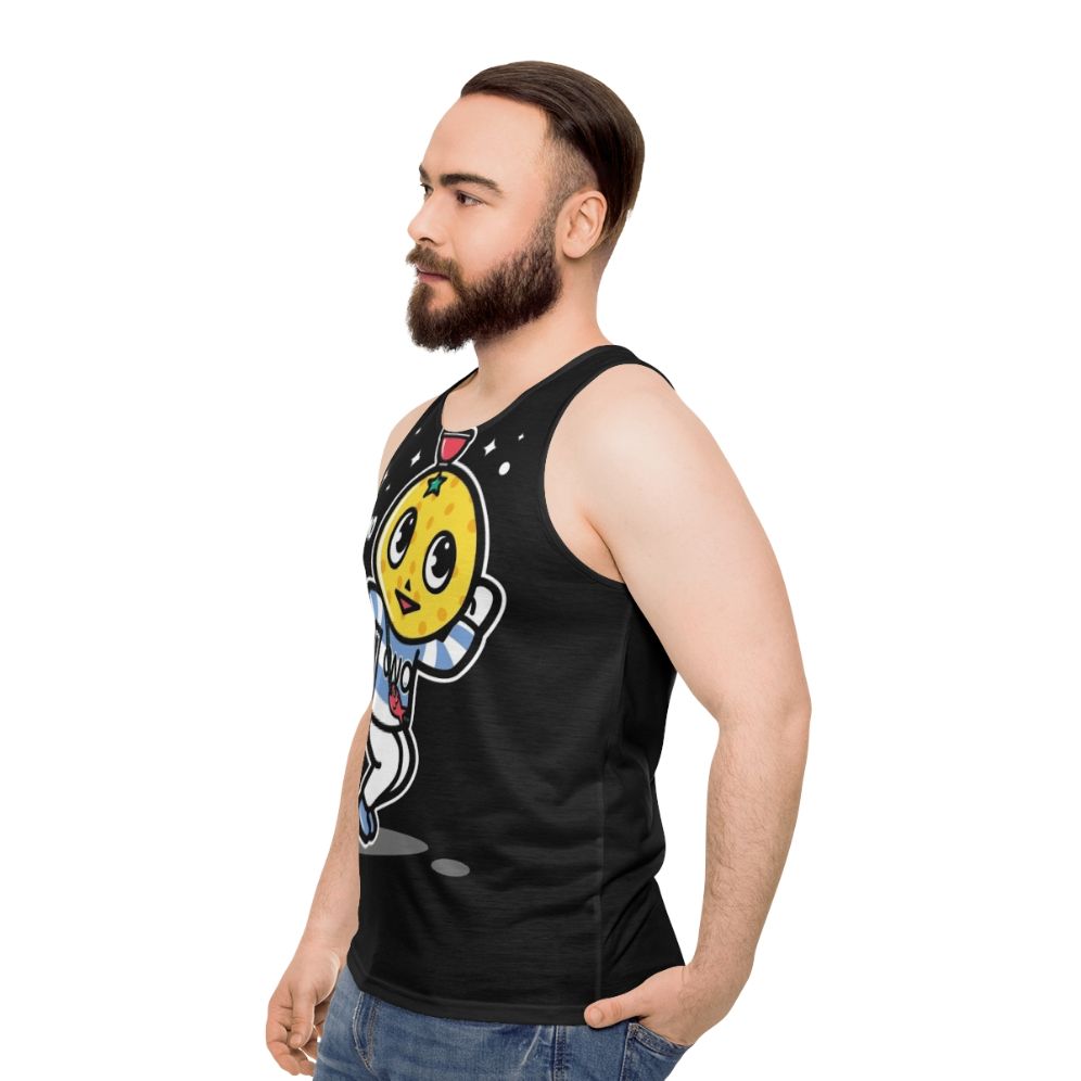 Beloved mascot unisex tank top - men side