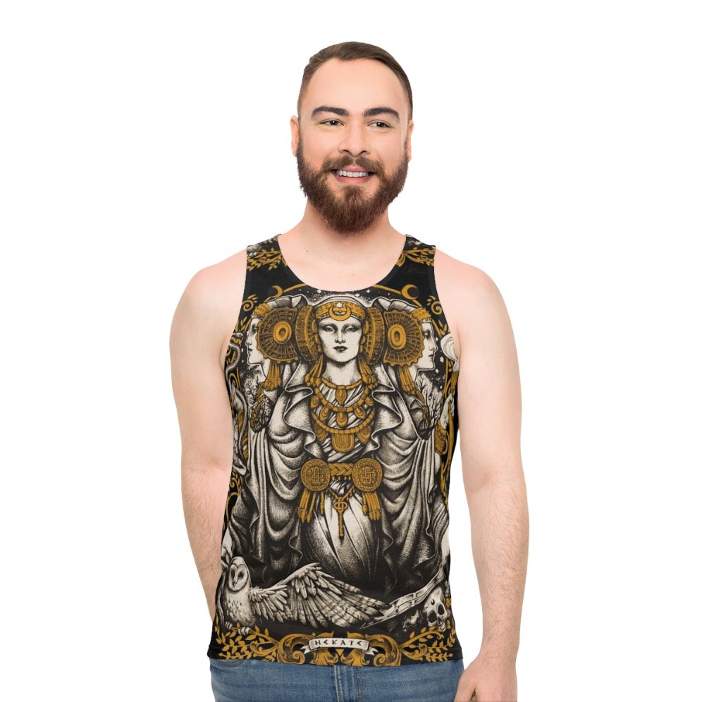 Iberian Hecate Unisex Art Nouveau Tank Top - men