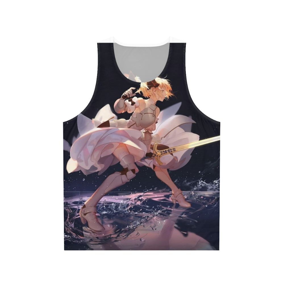 Saber Lily Fate Anime Unisex Tank Top