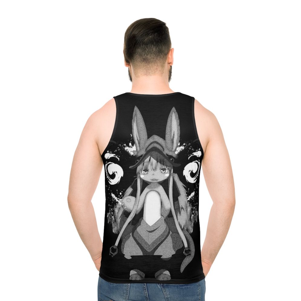 Dark fantasy anime inspired unisex tank top - men back