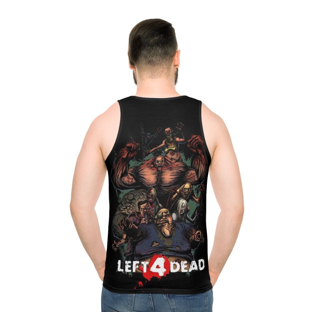 Valve Zombie Simulator Unisex Tank Top - men back