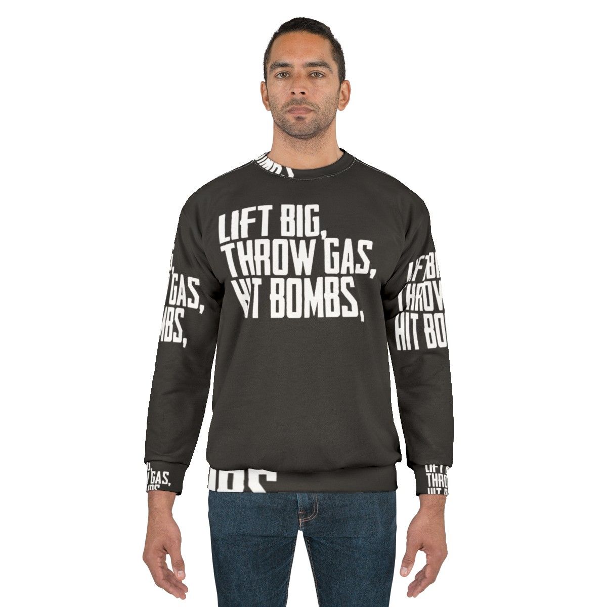 Lift Big Powerlifting Gym Sweatshirt - men