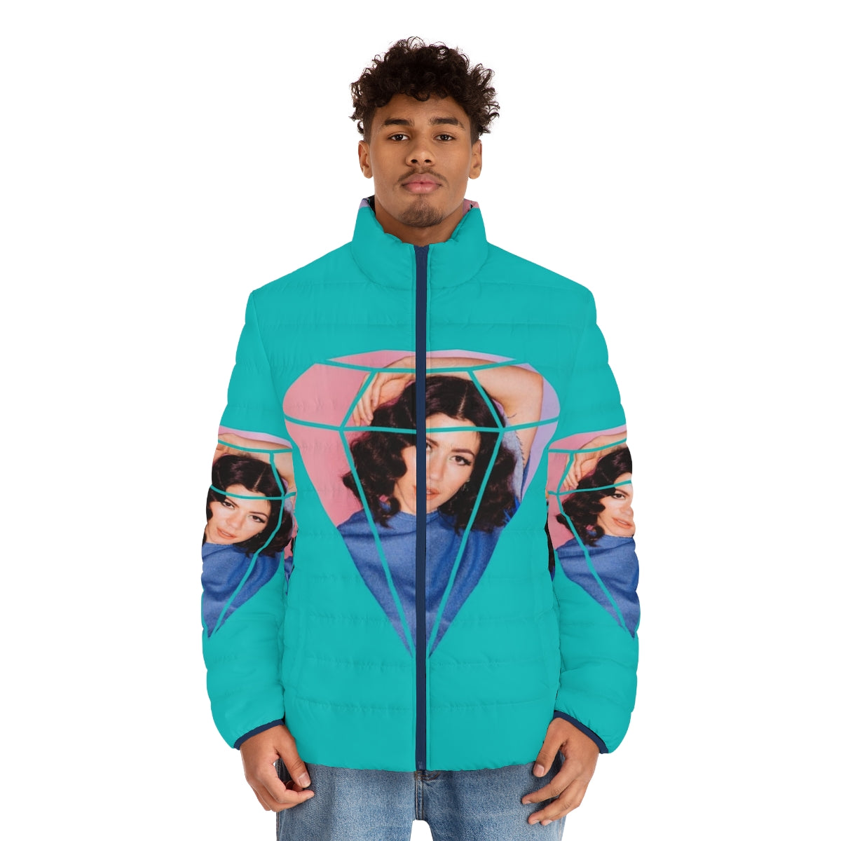 Marina And The Diamonds Froot Pop Star Puffer Jacket - men front