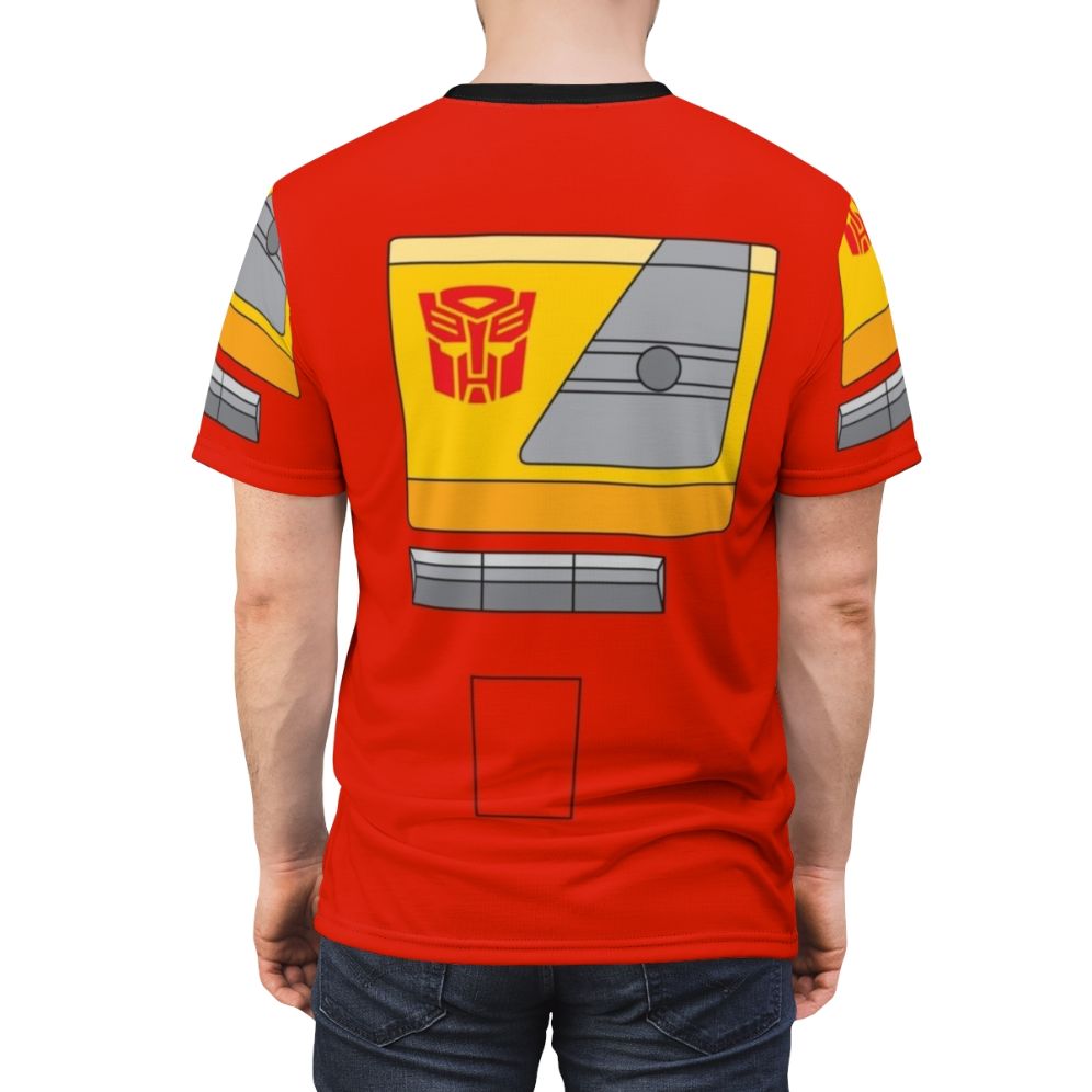 Transformers Blaster Inspired Retro 80s Graphic T-Shirt - men back