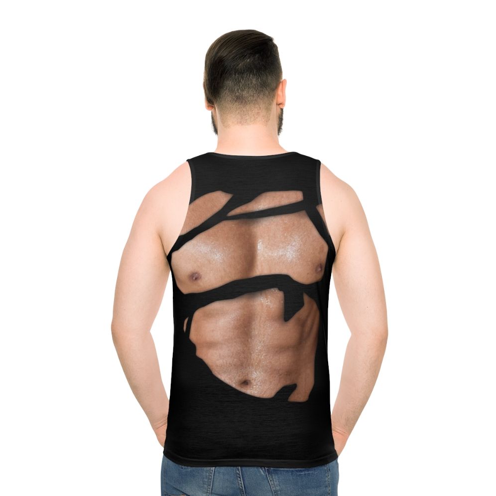 Dicky Ripped Unisex Muscle Tank Top - men back