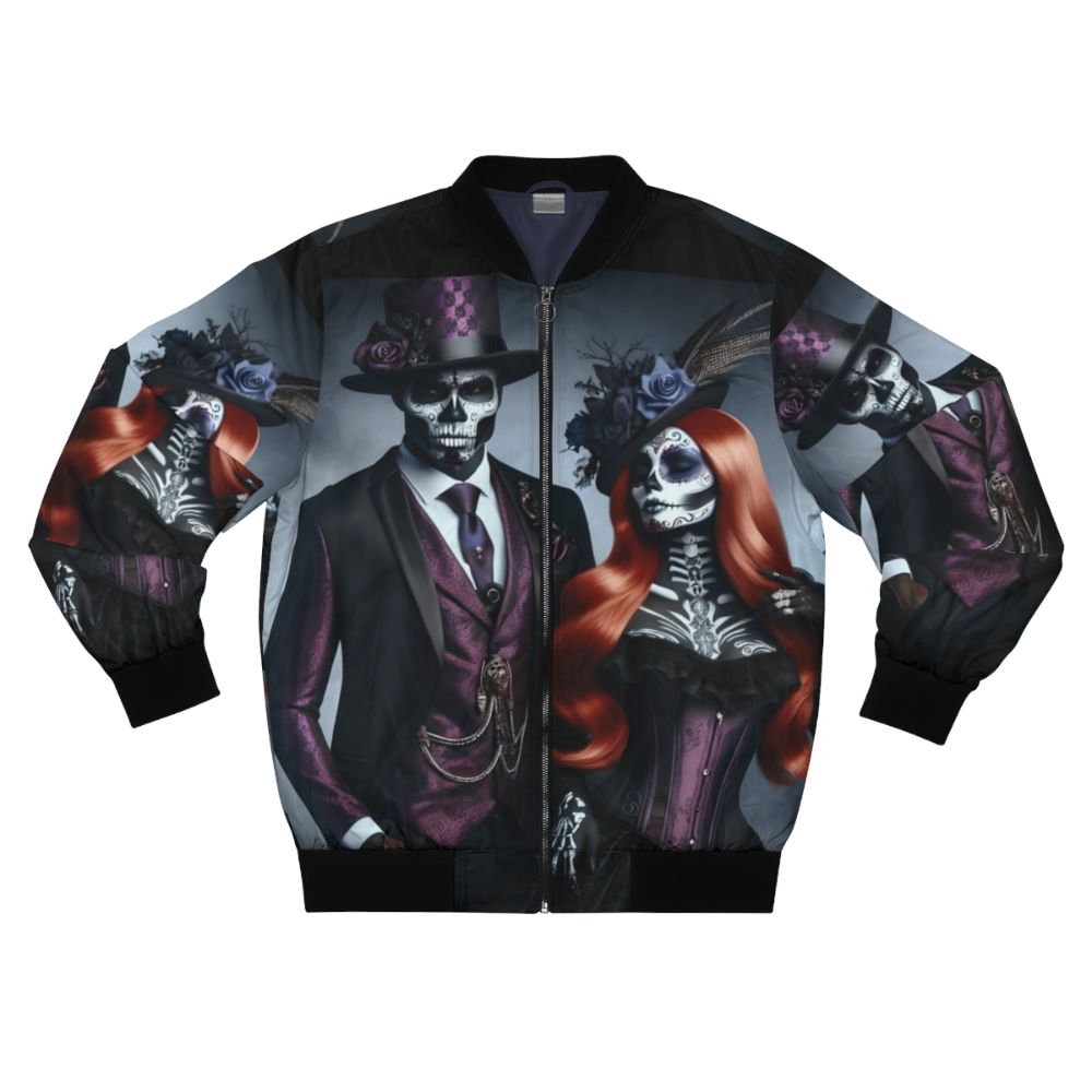 Baron Samedi and Manman Brigitte Voodoo Bomber Jacket