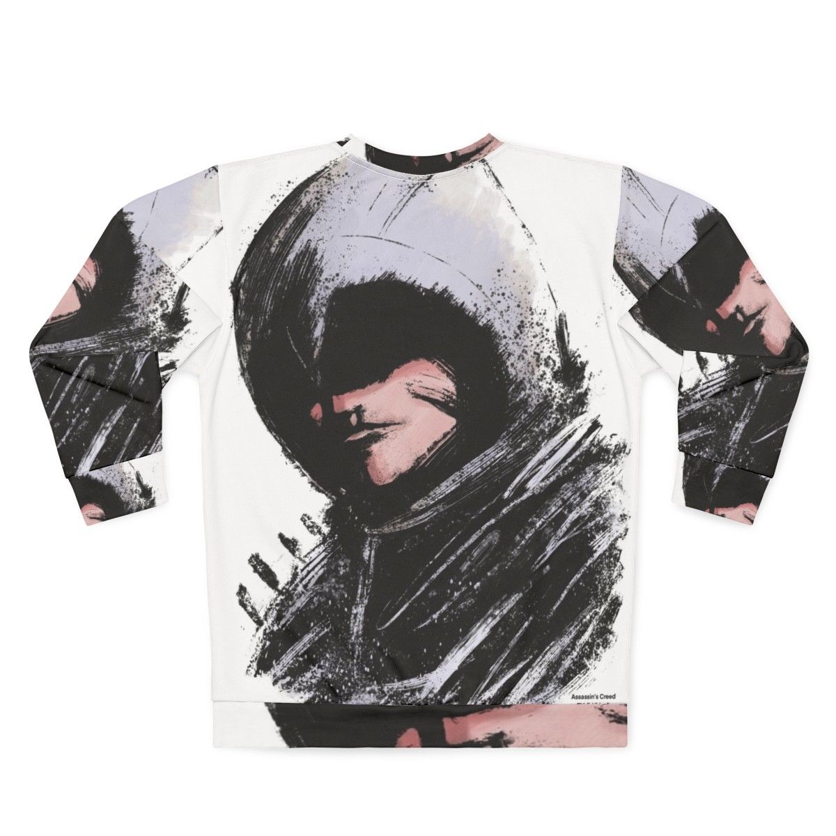 Assassin's Creed inspired sweatshirt with game logo and design - Back