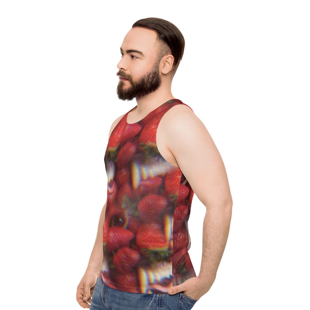 Thee Oh Sees Floating Coffin Unisex Tank Top - men side