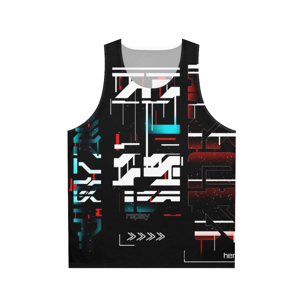 Cyberpunk tech wear unisex tank top