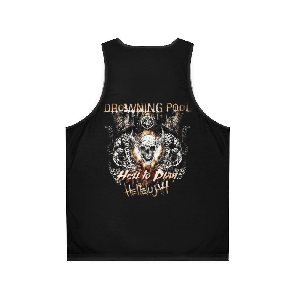 Drowning Pool Unisex Rock Band Tank Top - Back