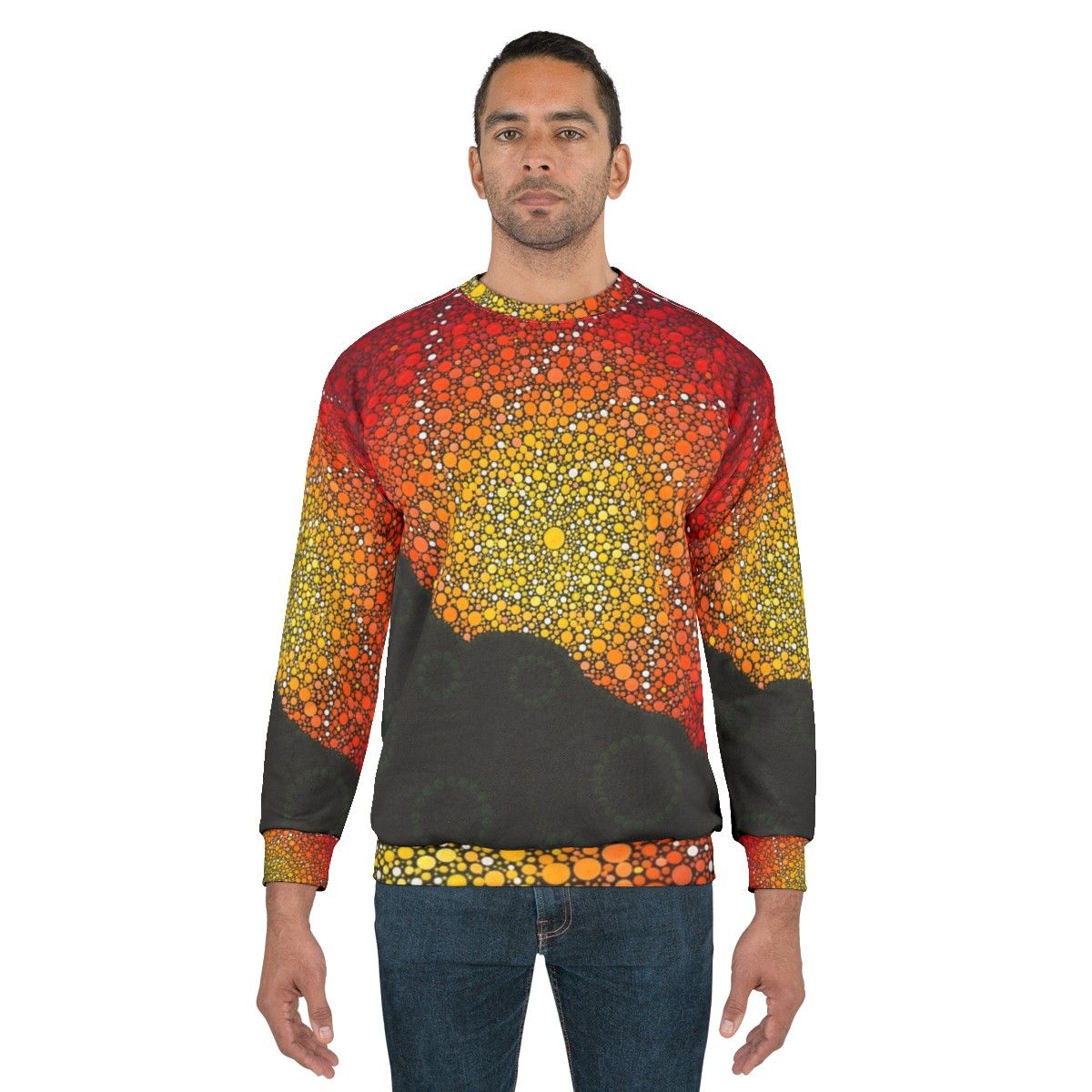 Wollumbin Dreaming Aboriginal Culture Sweatshirt - men