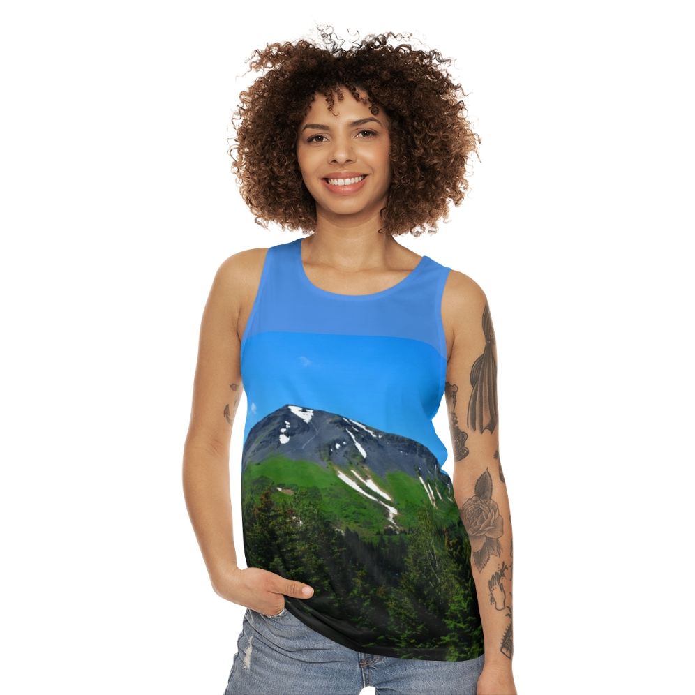 Mount Marathon Alaska Unisex Tank Top for Outdoor Adventure - women