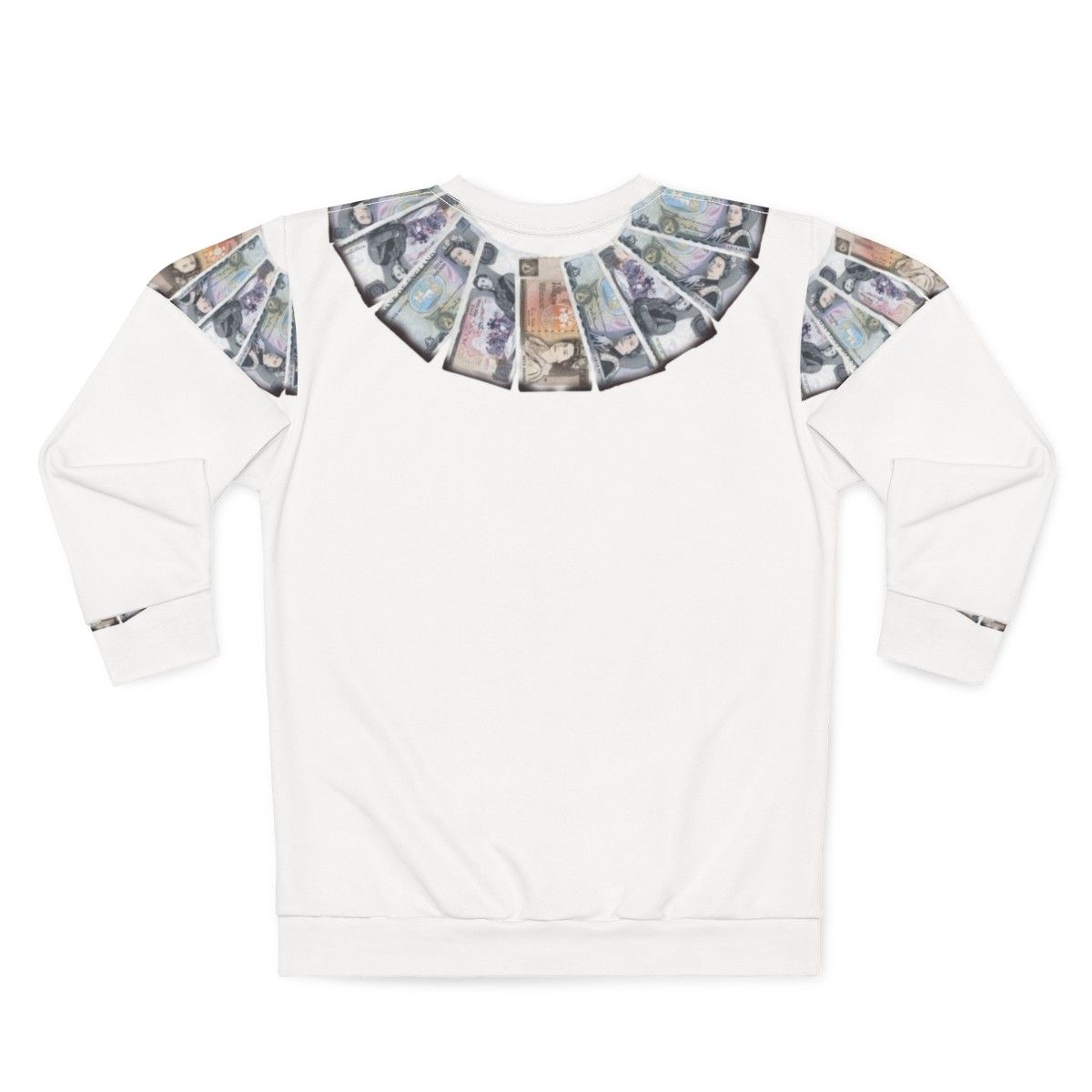 Ian Brown Stone Roses Style Money Sweatshirt - Back