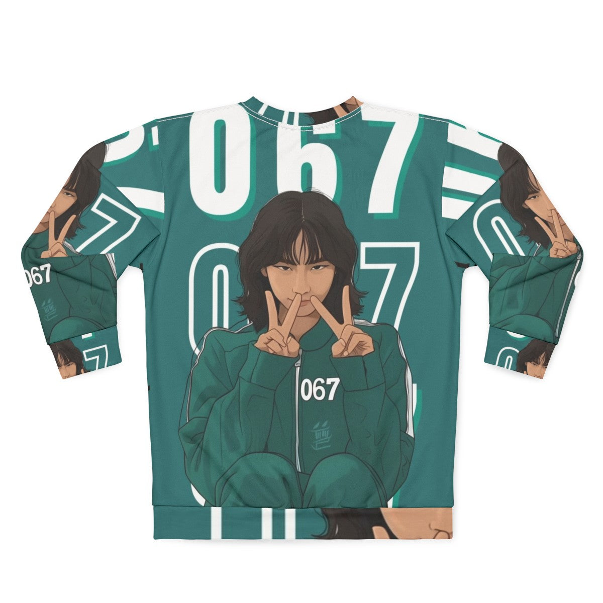 Kang Sae Byeok Squid Game Player 067 Netflix Sweatshirt - Back