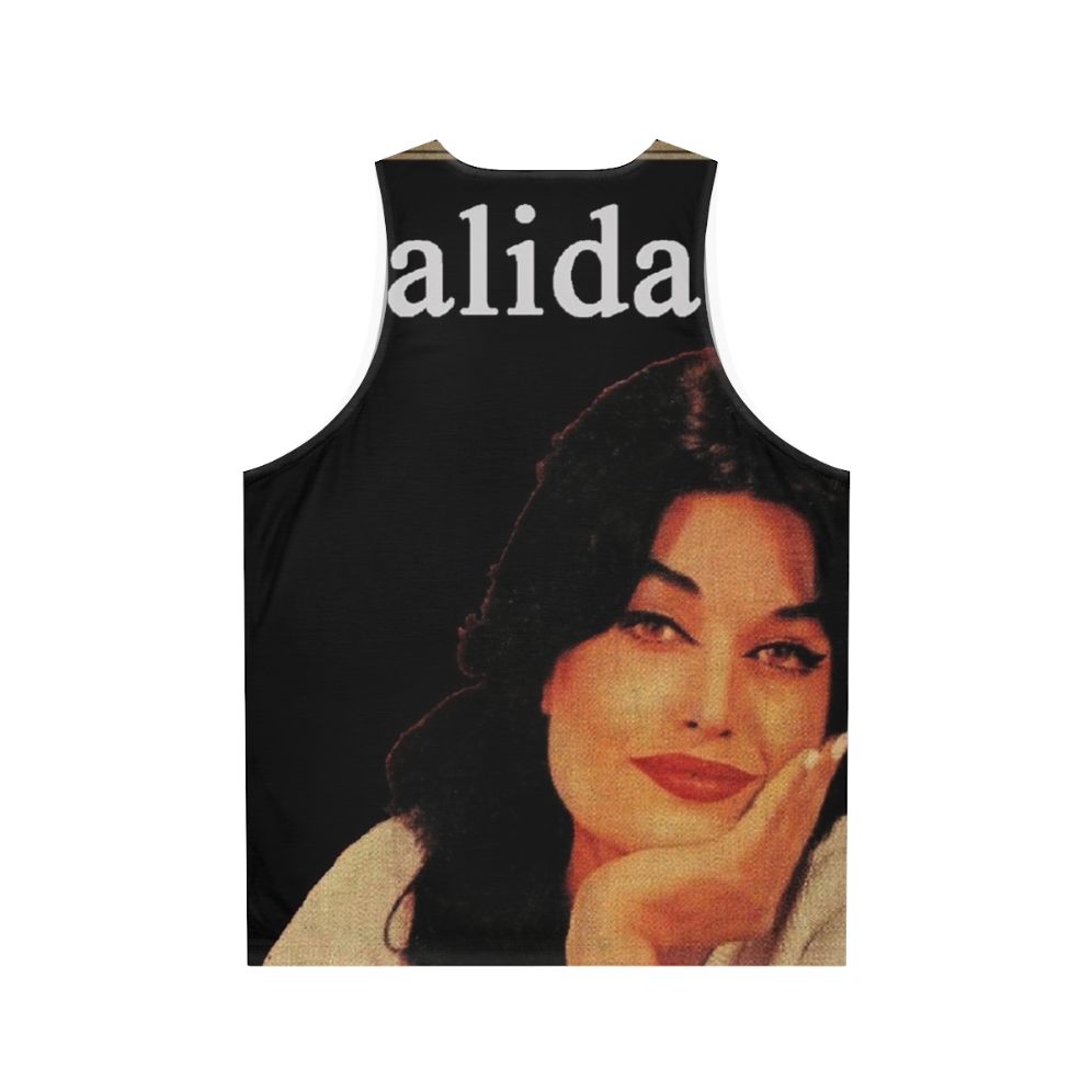 Dalida Love in Portofino Unisex Tank Top - Back