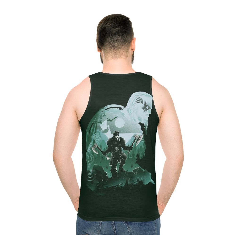 Unisex Valhalla Adventure Tank Top - men back