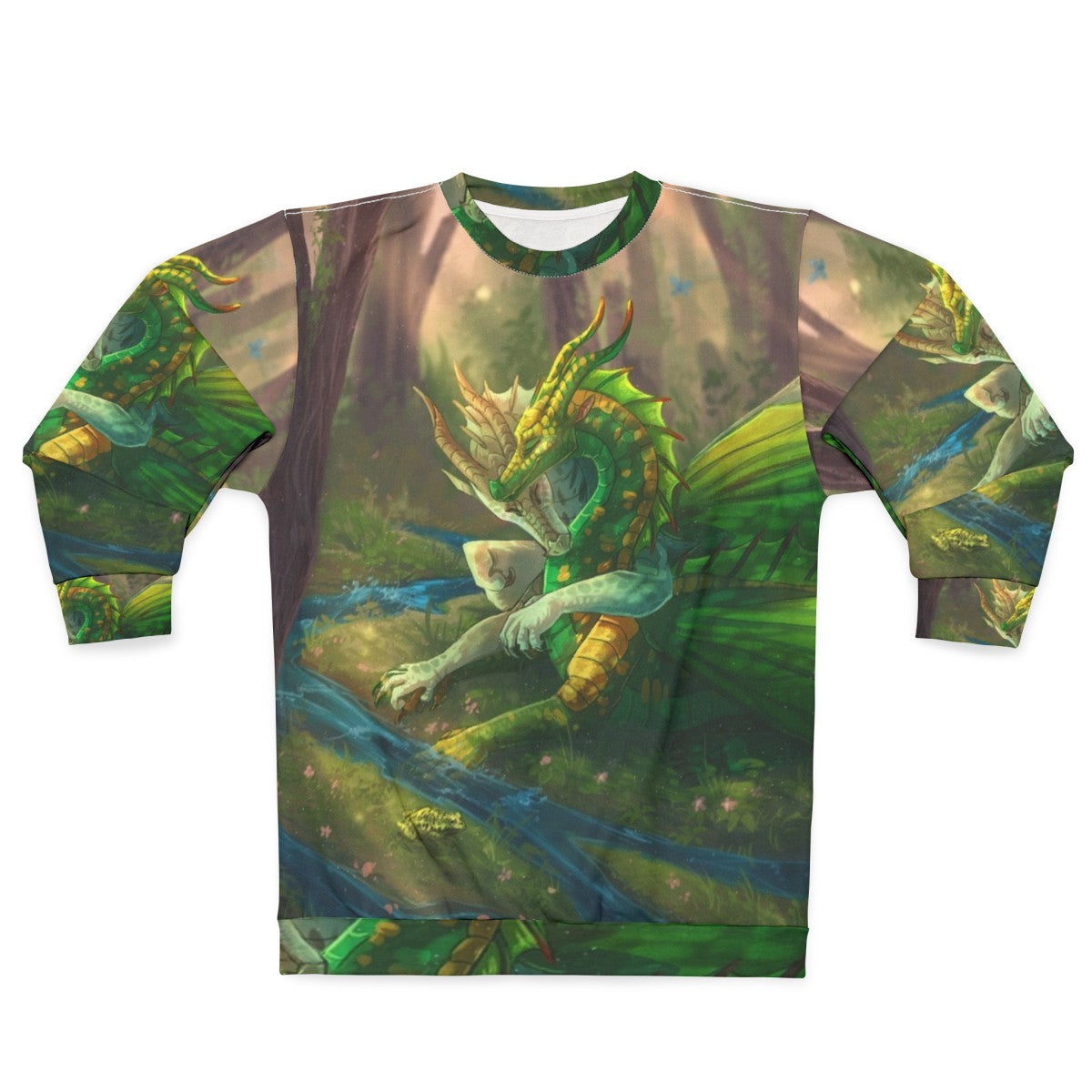 Wings of Fire Sundew and Willow Fantasy Dragon Sweatshirt