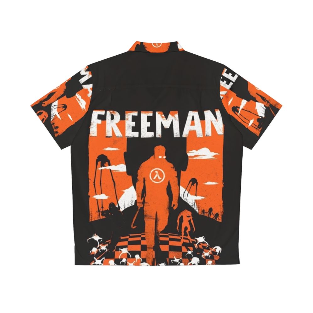 Gordon Freeman Half Life Hawaiian Shirt - Back