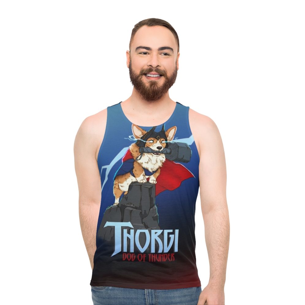 Thorgi Dog Of Thunder Unisex Tank Top - men