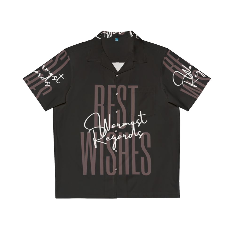 Best Wishes Warmest Regards Schitt's Creek Hawaiian Shirt