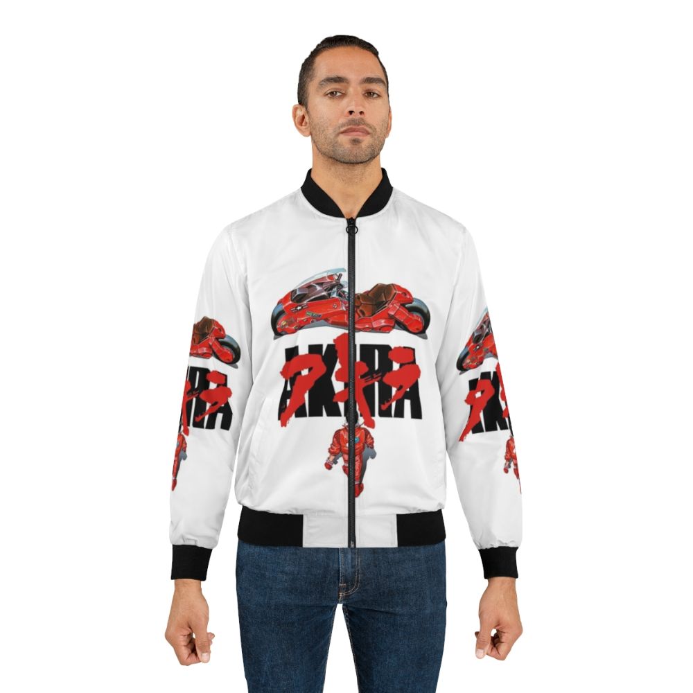 Akira anime Japan retro bomber jacket with cyberpunk and manga inspired design - Lifestyle