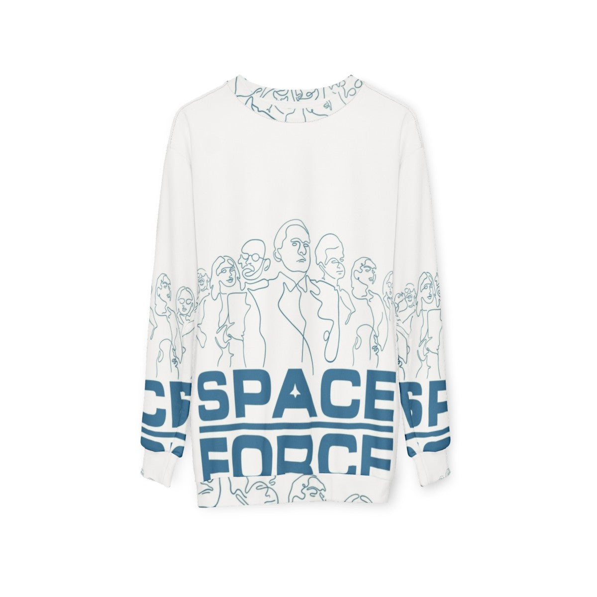 Space Force "Space Is Hard" Sweatshirt - Vintage & Retro Inspired - hanging